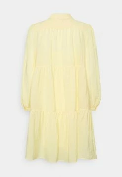 HUGO KARU - Robe Chemise - Light Yellow -Pas Cher Hugo Boutique 04001d3d10274f14ac4a2767c035b227
