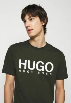 HUGO DOLIVE - T-shirt Imprimé - Dark Green -Pas Cher Hugo Boutique 04f926278f6e4f329d99b8ebf9deefe5
