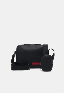 HUGO RILEY MESSENGER UNISEX - Sac Bandoulière - Black
