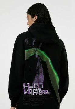 HUGO DULLIE - Sweat à Capuche - Black -Pas Cher Hugo Boutique 0a2ef629b78045fc80c420a21258f60d