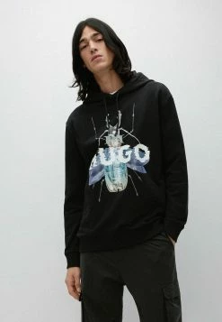 HUGO Sweat à Capuche - Black