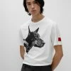 HUGO T-shirt Imprimé - White