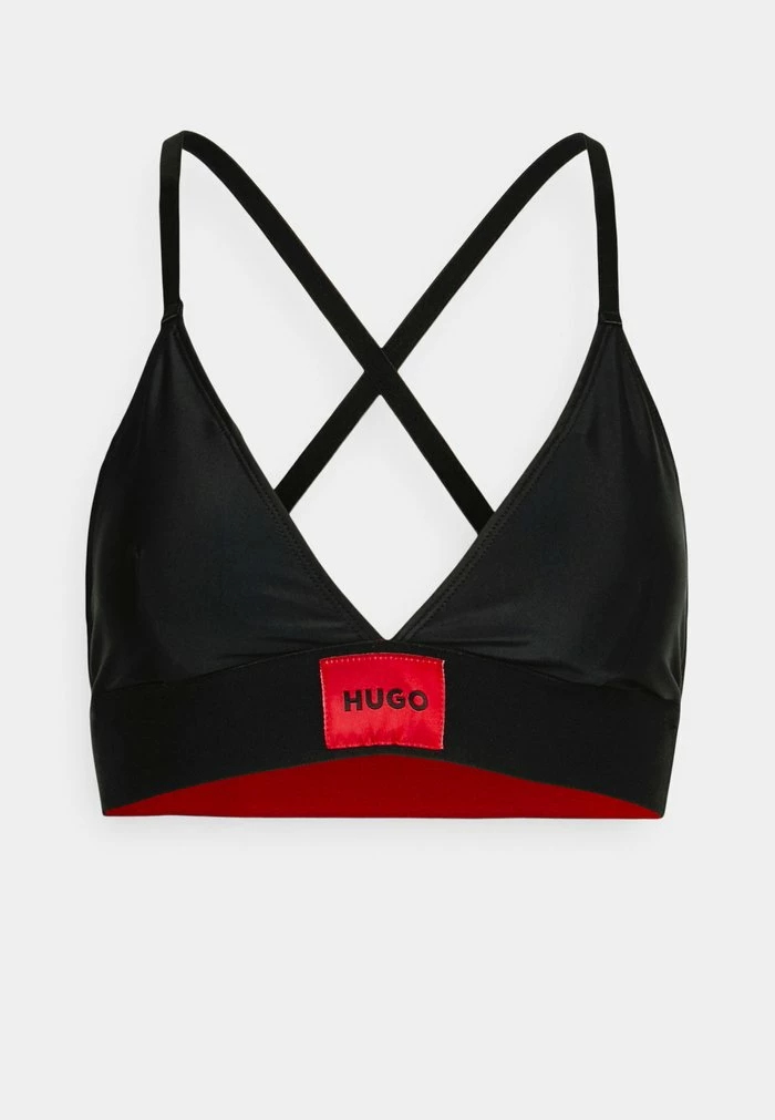 HUGO TRIANGLE RED LABEL - Haut De Bikini - Black 4 HUGO TRIANGLE RED LABEL - Haut De Bikini - Black – Image 4