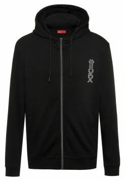 HUGO DEERIO - Sweat à Capuche Zippé - Black -Pas Cher Hugo Boutique 12f1ad5b82ed4704accd1483eae394ef
