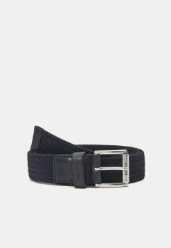 HUGO GABI - Ceinture Tressée - Navy