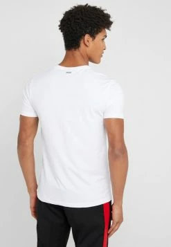 HUGO ROUND - T-shirt Basique - Black/white -Pas Cher Hugo Boutique 1b99a0f90a994b348aad6449245458ea