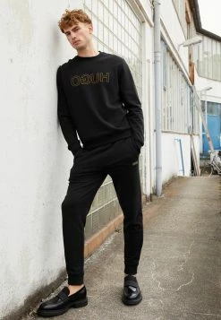 HUGO DICAGO - Sweatshirt - Black/gold -Pas Cher Hugo Boutique 1cf38a366d214297a1ed4abb16a5218a