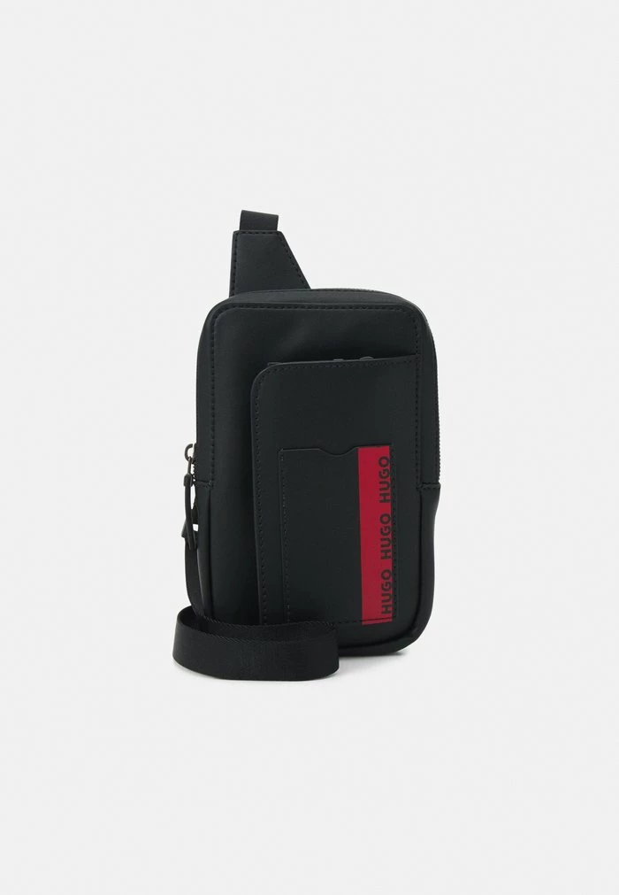 HUGO RILEY REPORTER UNISEX - Sac Bandoulière - Black 1 HUGO RILEY REPORTER UNISEX - Sac Bandoulière - Black