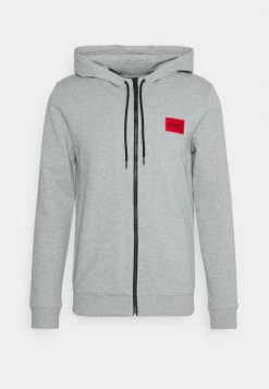 HUGO DAPLE - Sweat à Capuche Zippé - Dark Grey -Pas Cher Hugo Boutique 204f653911504a3d82f9d8b31c153ede