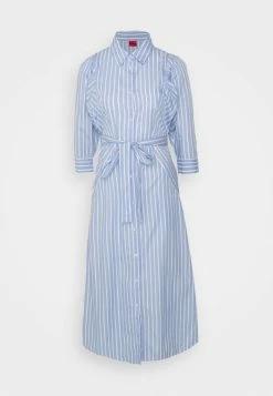 HUGO KYRILLA - Robe Chemise - Medium Blue -Pas Cher Hugo Boutique 23a4bb8775494a77ae1be650979c4b26