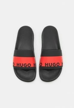 HUGO MATCH SLID - Mules - Black -Pas Cher Hugo Boutique 2ca3a40518ac42d39ea75dc66c92901f