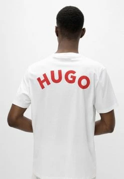 HUGO DAPPILY - T-shirt Imprimé - White -Pas Cher Hugo Boutique 2d7834c6ead14d27b9afe2203b02a059