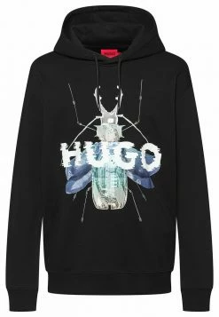 HUGO Sweat à Capuche - Black -Pas Cher Hugo Boutique 2e0e62f7a913438fb4a5ab7d84319bda