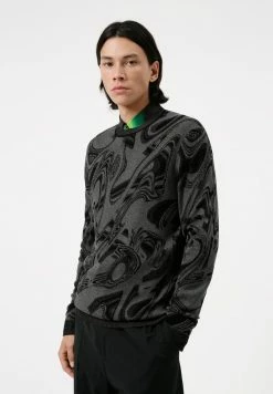 HUGO SGLITCH - Pullover - Dark Grey