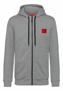 HUGO DAPLE - Sweat à Capuche Zippé - Medium Grey