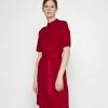 HUGO DARFIA - Robe En Jersey - Dark Red