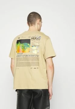 HUGO DONAZ - T-shirt Imprimé - Medium Beige