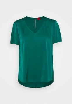 HUGO CELARA - T-shirt Basique - Medium Green