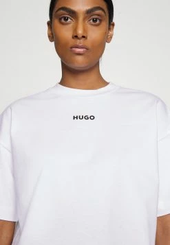 HUGO DAYLORA - T-shirt Basique - White -Pas Cher Hugo Boutique 3ddba4d615ca4b04b1c8c1c53de3ea3c