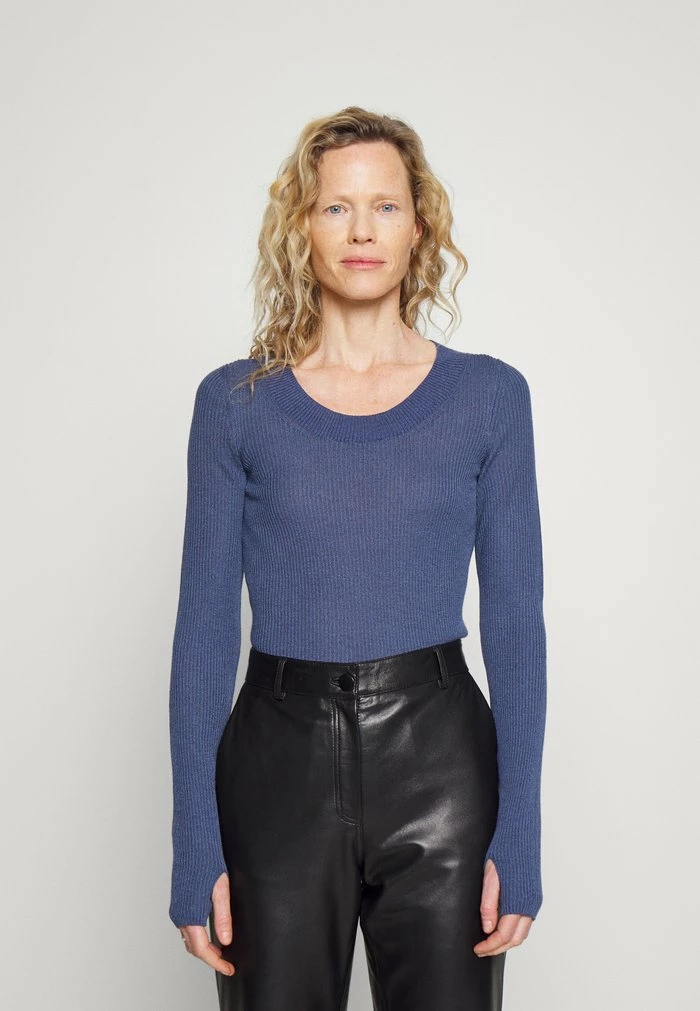 HUGO SUNESSA - Pullover - Medium Blue 1 HUGO SUNESSA - Pullover - Medium Blue