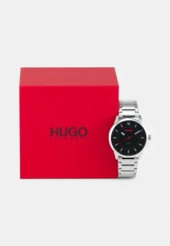 HUGO FIRST - Montre - Silver-coloured/black -Pas Cher Hugo Boutique 412d738137b44552bdb82c72ac77d05e