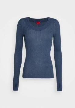 HUGO SUNESSA - Pullover - Medium Blue 14 HUGO SUNESSA - Pullover - Medium Blue -Pas Cher Hugo Boutique 416765ea9107451c9e9e96c21038d703