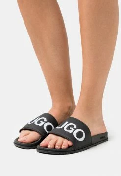 HUGO MATCH SLID - Mules - Black
