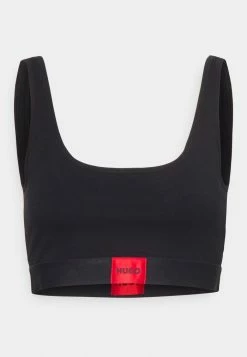 HUGO BRALETTE LABEL - Brassière - Black
