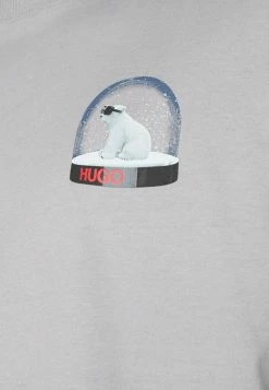 HUGO DOLARBEARY - T-shirt Imprimé - Silver -Pas Cher Hugo Boutique 44d702430af44a87b52e0323d343023d