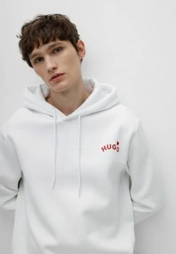 HUGO DLOVELEY - Sweat à Capuche - White -Pas Cher Hugo Boutique 48e04c00a6ad4716bac321a383ba22b4