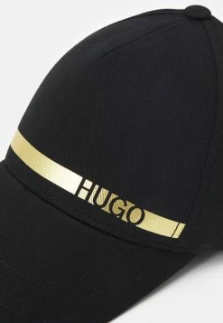 HUGO UNISEX - Casquette - Black/gold -Pas Cher Hugo Boutique 49c351fb84c9482b8a998304525df35e