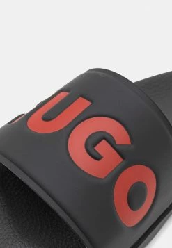 HUGO MATCH IT SLID - Mules - Black -Pas Cher Hugo Boutique 4abce234e3b54525b0cfc9c94fb825dd