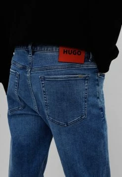 HUGO Jean Droit - Light Blue -Pas Cher Hugo Boutique 4b890ba3e8c348b6b2d0f6cdd25673c0