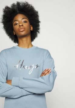 HUGO DAKIMARA - Sweatshirt - Pastel Blue -Pas Cher Hugo Boutique 4bce6cf8cd394b1c93f5459257fe3c23