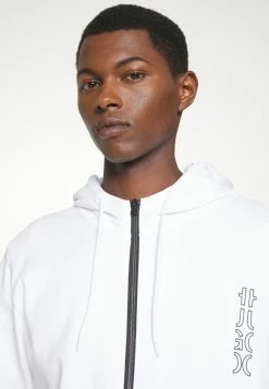 HUGO DEERIO - Sweat à Capuche Zippé - White -Pas Cher Hugo Boutique 4e55770a21e04625aeafeb90aabff1d3