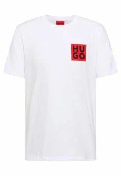 HUGO T-shirt Imprimé - White -Pas Cher Hugo Boutique 4f6f080fce004a6fae3b0979edd18b80
