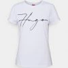 HUGO THE SLIM TEE - T-shirt Imprimé - White