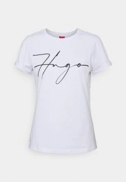 HUGO THE SLIM TEE - T-shirt Imprimé - White