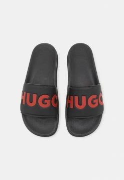 HUGO MATCH IT SLID - Mules - Black -Pas Cher Hugo Boutique 519f6a49b61b4789a5ee87d85a1b6183