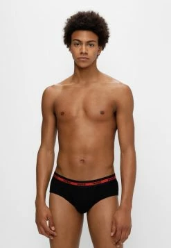 HUGO HIP BRIEF TWIN 2 PACK - Slip - Black