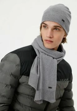 HUGO ZANTUS SET - Écharpe - Silver