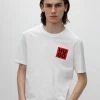 HUGO T-shirt Imprimé - White