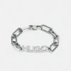 HUGO LOGOBOLD BRACELET UNISEX - Bracelet - Silver-coloured