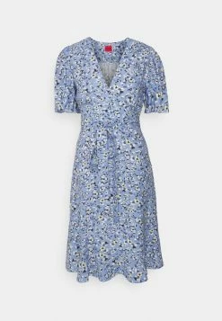 HUGO KERBATI - Robe De Jour - Blue -Pas Cher Hugo Boutique 5af10563fa8746d29c7b3dfcf790ff56