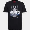 HUGO DUGY - T-shirt Imprimé - Black