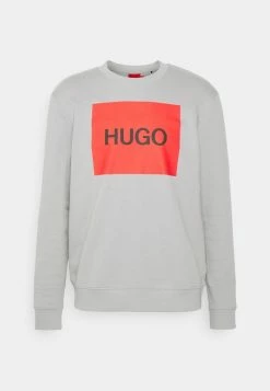 HUGO DURAGOL - Sweatshirt - Silver -Pas Cher Hugo Boutique 6041e81bc15f4967b06a458812314c19