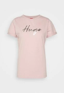HUGO THE SLIM TEE - T-shirt Imprimé - Light Pastel Pink -Pas Cher Hugo Boutique 6147112b4ccf4704a0ca0ab3cd69ef5f