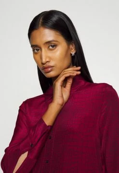 HUGO ELIFIANA - Chemisier - Mottled Dark Red -Pas Cher Hugo Boutique 62b0690a4a414b37b4466e33a4b9d7da