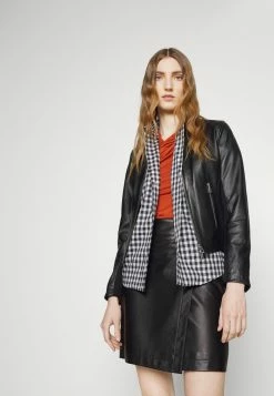 HUGO LANORE - Veste En Cuir - Black -Pas Cher Hugo Boutique 66e17d999cfb421ab800979312da721a