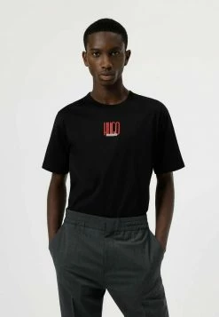 HUGO T-shirt Imprimé - Black
